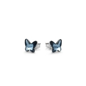Срібні сережки Spark зі Swarovski Butterfly Studs K28548DB