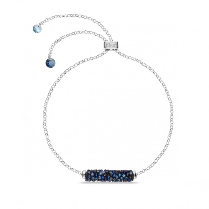 Срібний браслет Spark зі Swarovski Rock Tube BSL95100BB